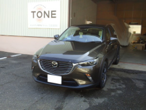 マツダ　CX-3　ディスプレー加工取付　AXM-P01