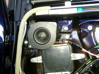レクサス　LS　スピーカー交換（リア）　モレル　ヴィルタス602　ワンオフ加工　アウターバッフル