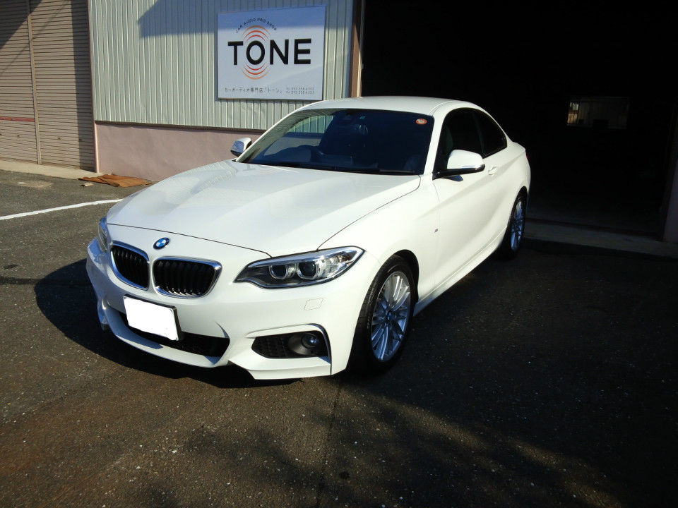 BMW　２２０i　スピーカー交換　フォーカル